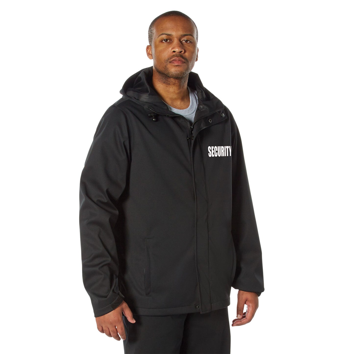 Shadow Ops Lightweight Security Rain Jacket 5,000mm Waterproof Rated Duty Coat