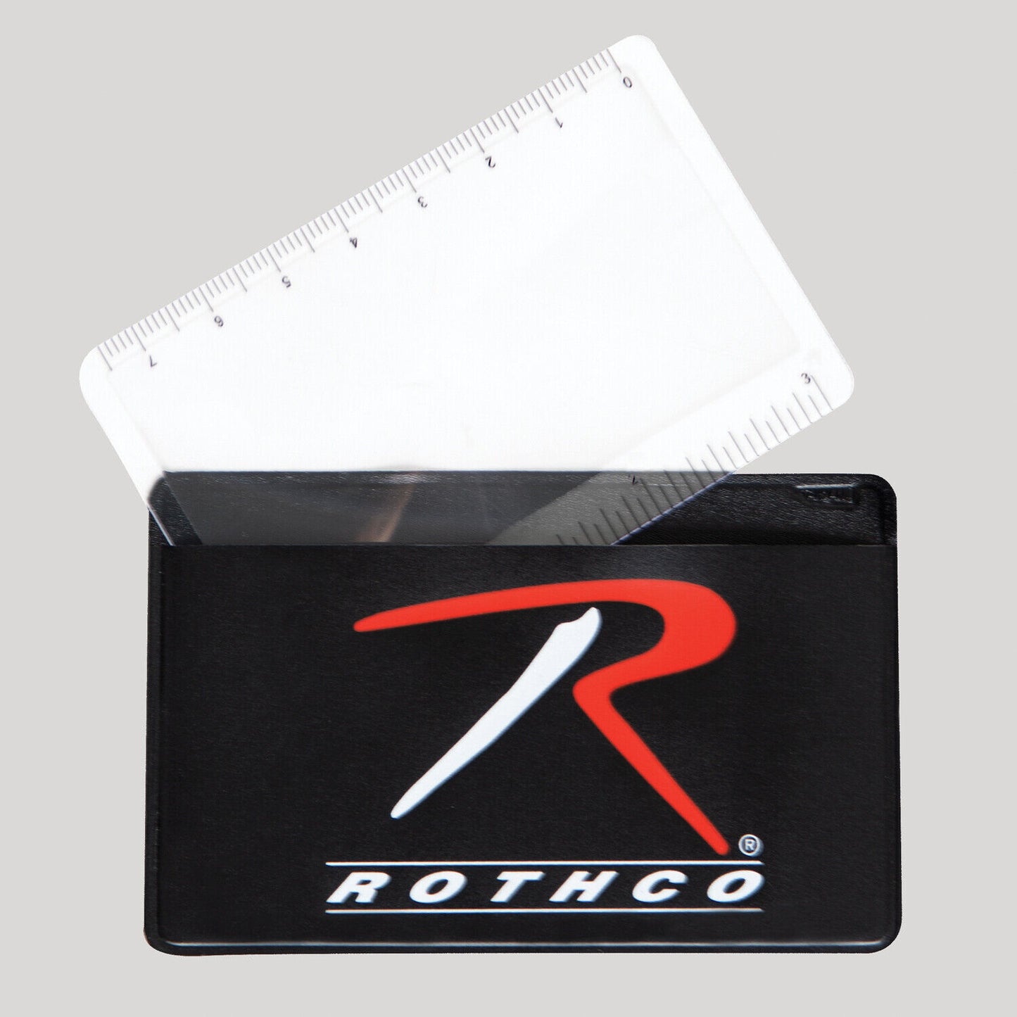 Rothco Survival Magnifying Card And Ruler Lightweight & Flexible 3 1/4" x 2 1/8"