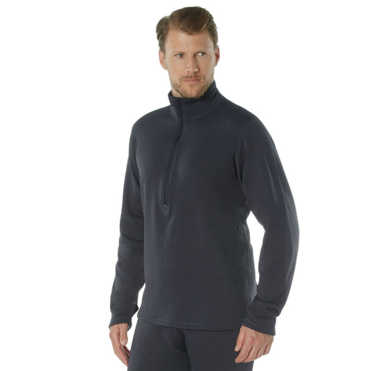 Midnight Navy Blue ECWCS Gen III Mid-Weight Thermal Underwear Top (Level II)