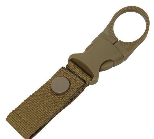 MOLLE Compatible Belt Clip Bottle Carrier w Quick Release Buckle