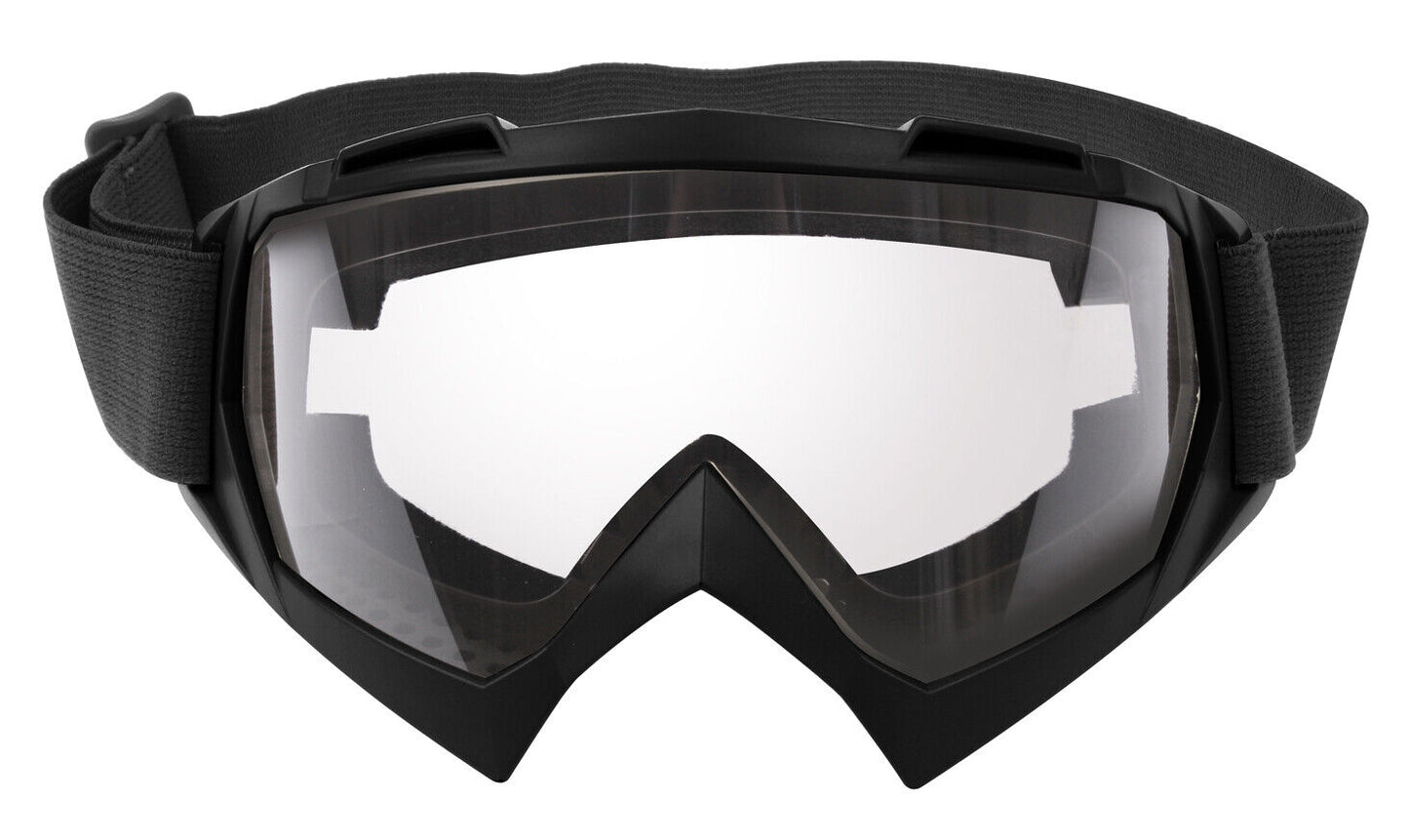 OTG Tactical Clear Lens Goggles Shooting Range Eyewear Winter Sport Snow Goggles