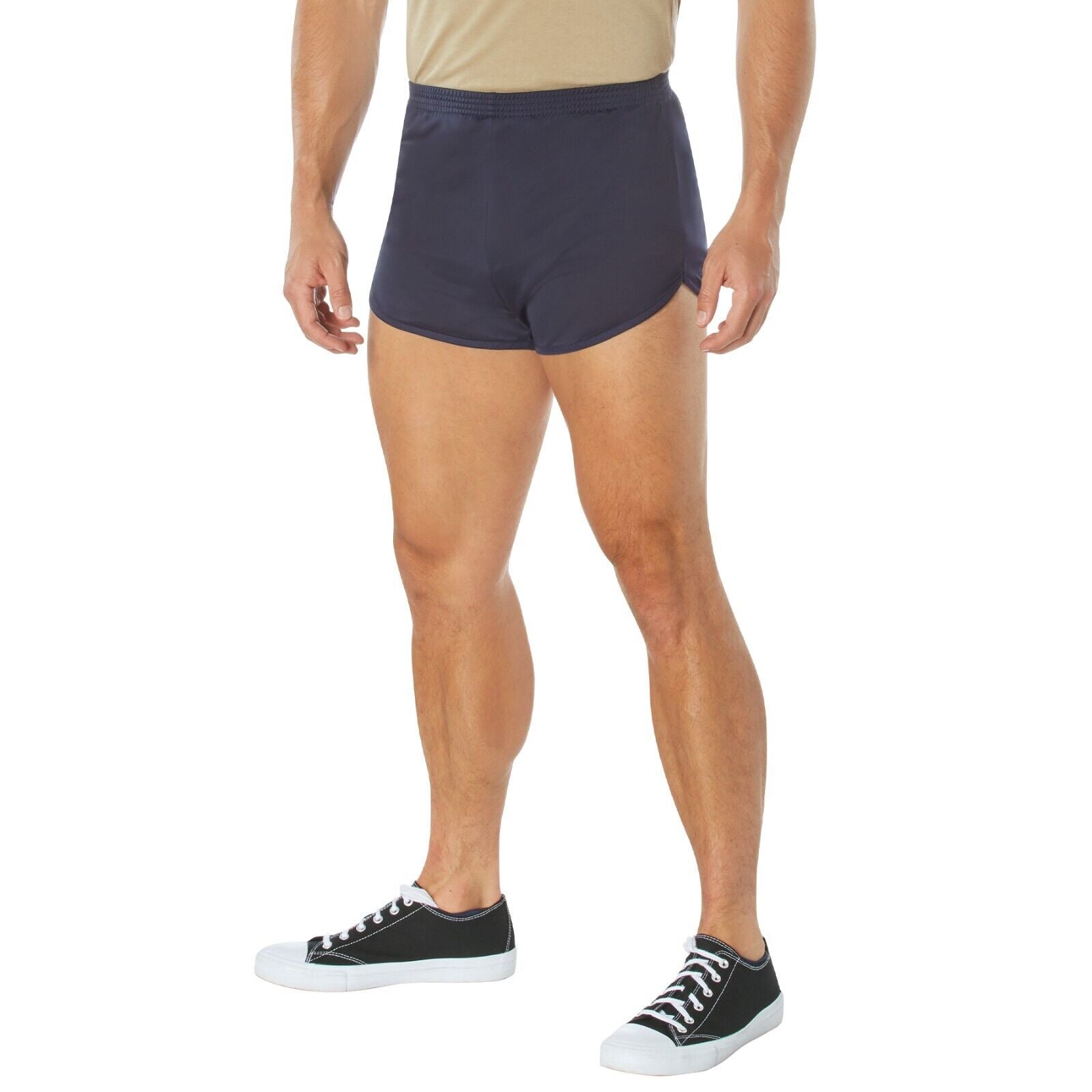 Mens navy blue athletic shorts on sale