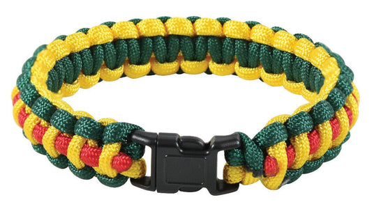 Vietnam Pattern Paracord Bracelet Multi-Colored Emergency Survival Bracelet