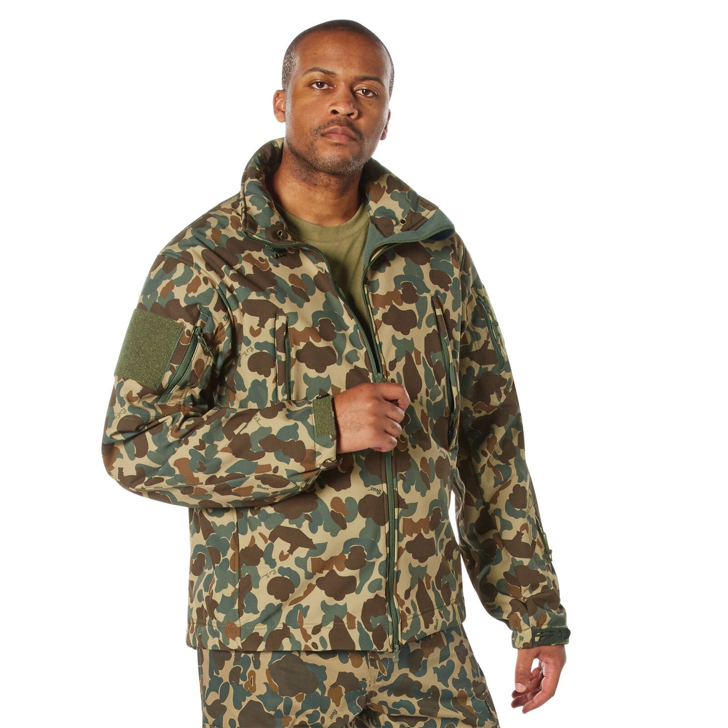 Rothco X Bear Archery Fred Bear Camo Men's Outdoor Special Ops Soft Shell Jacket