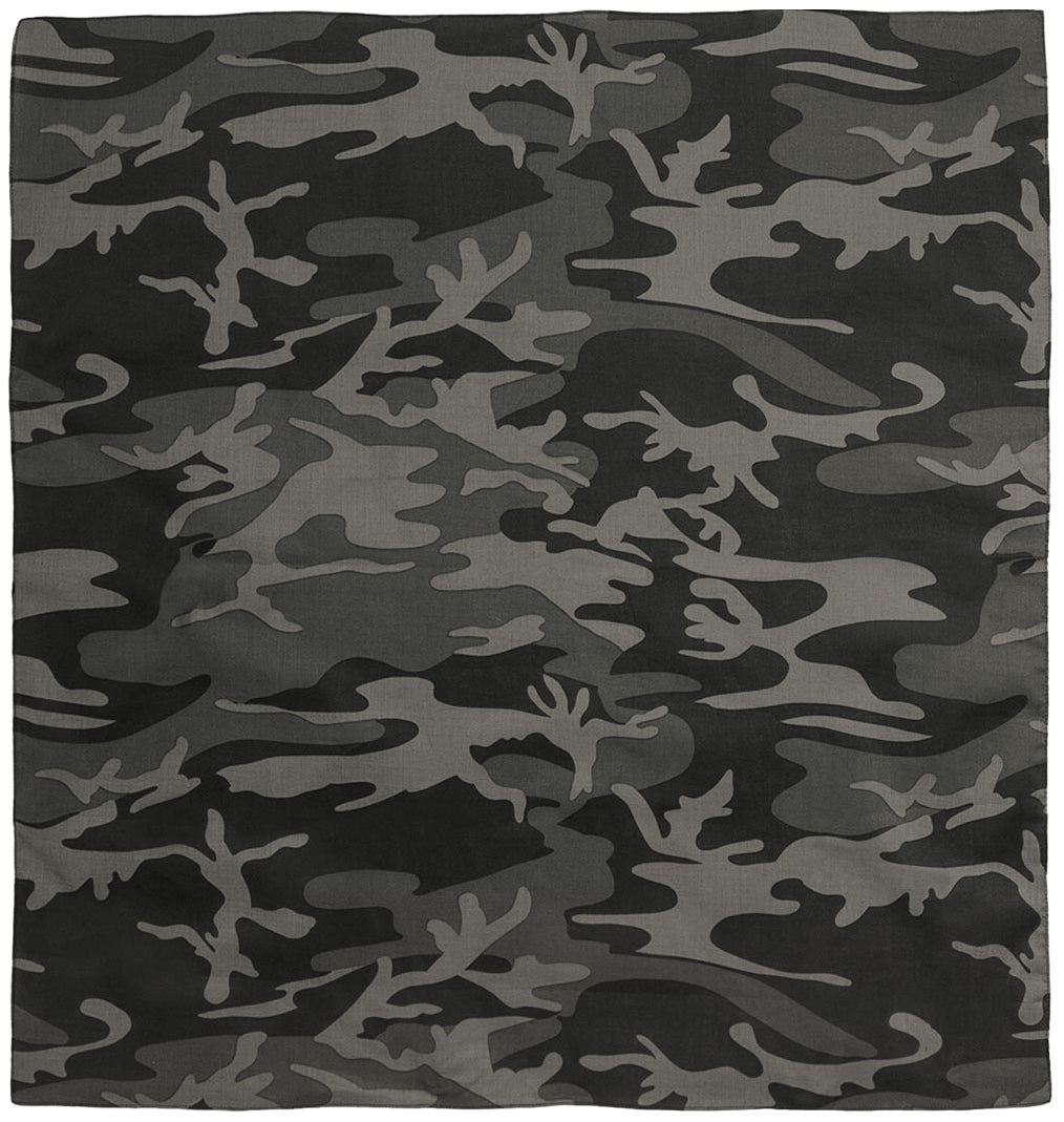 Camo Bandanas - Jumbo 27" Camouflage Bandana Biker Redneck Headwrap