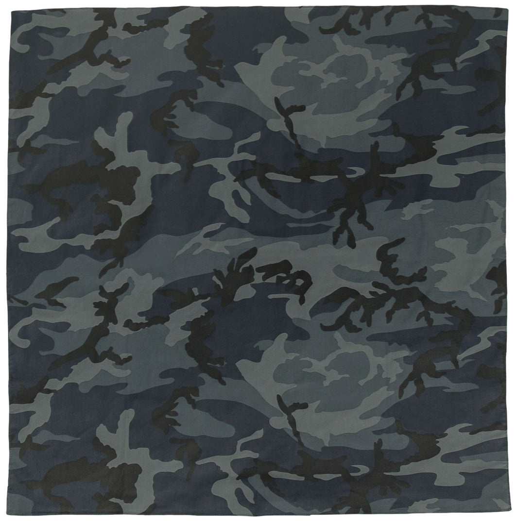 Camo Bandanas - Jumbo 27" Camouflage Bandana Biker Redneck Headwrap