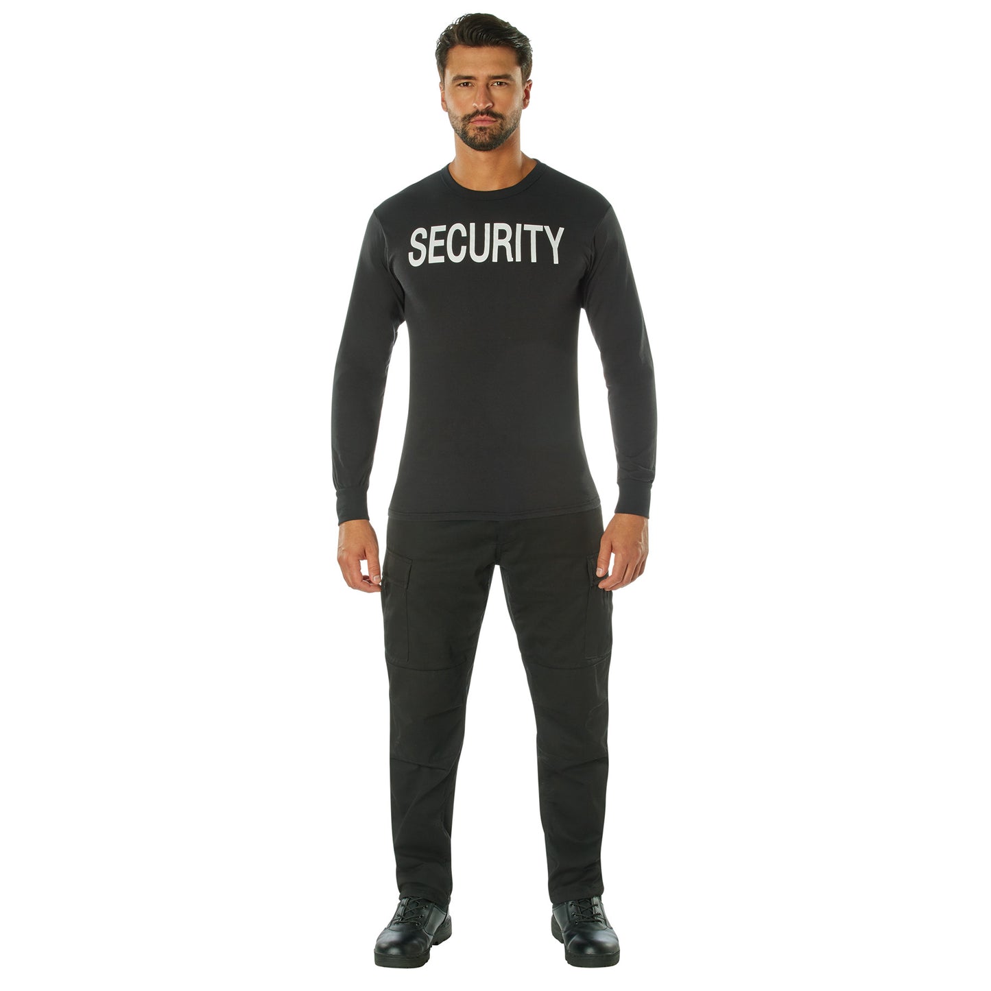 Black 'Security' Shirt - Long Sleeve SECURITY Shirt