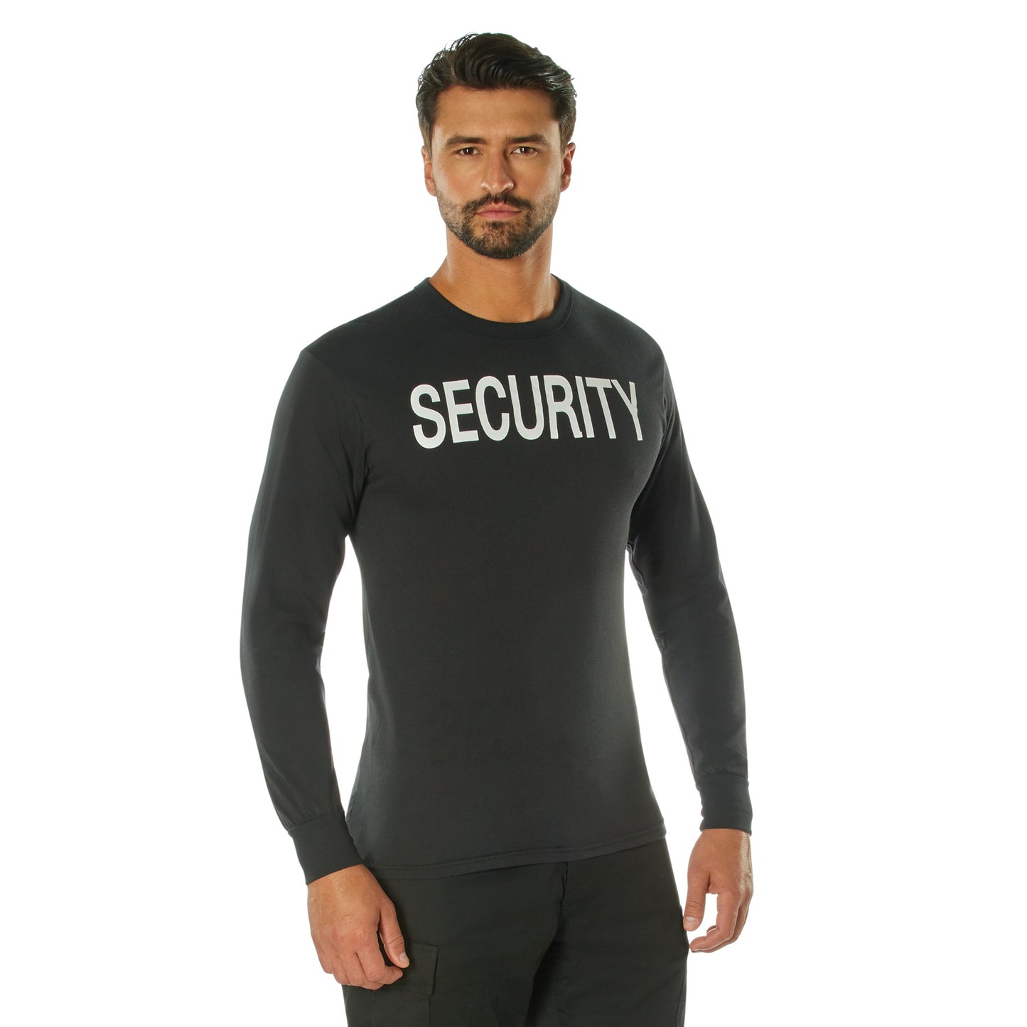 Black 'Security' Shirt - Long Sleeve SECURITY Shirt