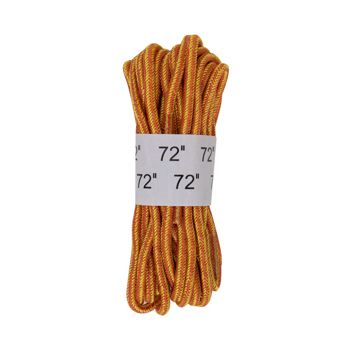 72" Long Workboot Shoe Laces - Nylon-Desert Tan, Black, Tan Boot Lace - 1 Pair