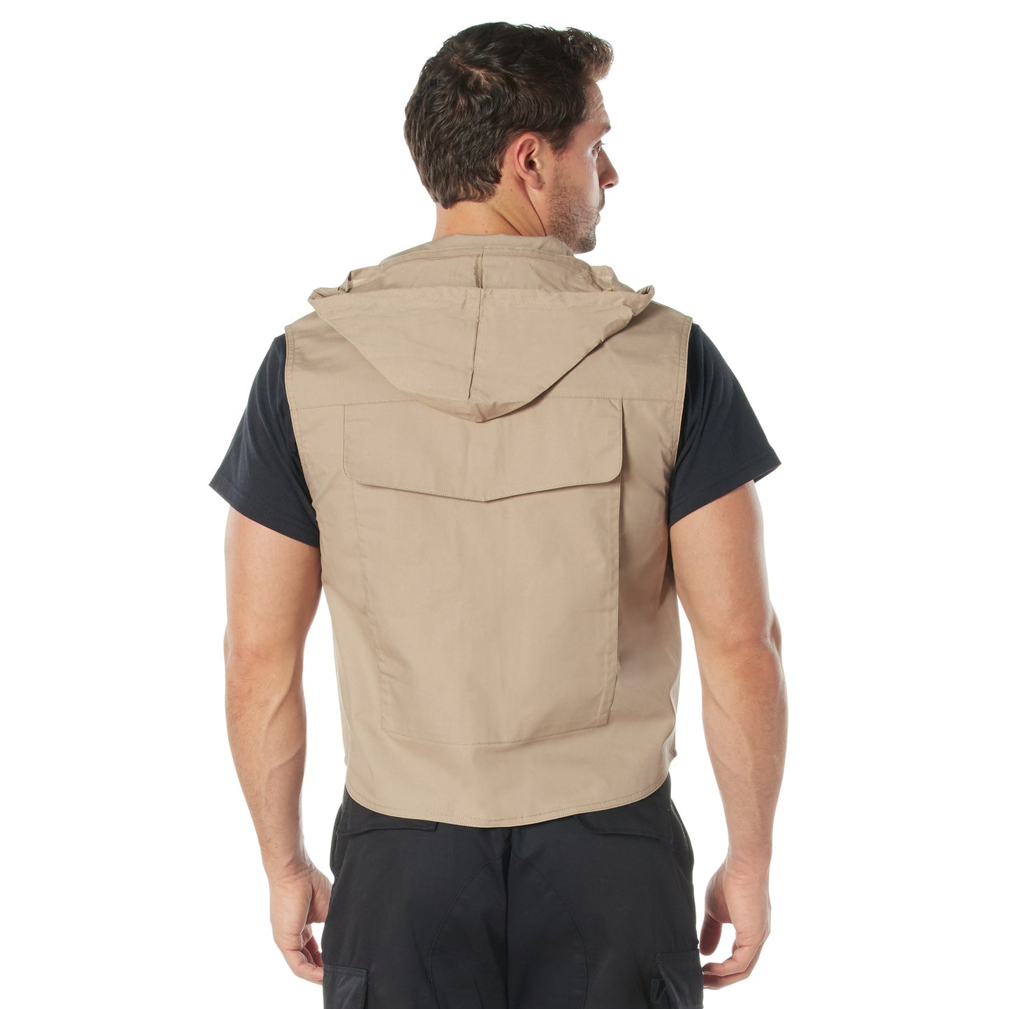 8 Pocket Tactical Ranger Vest W/Hood