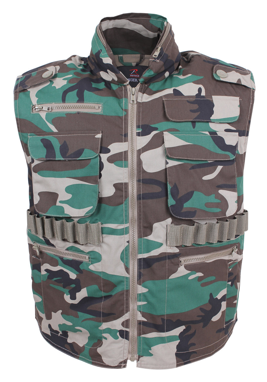 8 Pocket Tactical Ranger Vest W/Hood