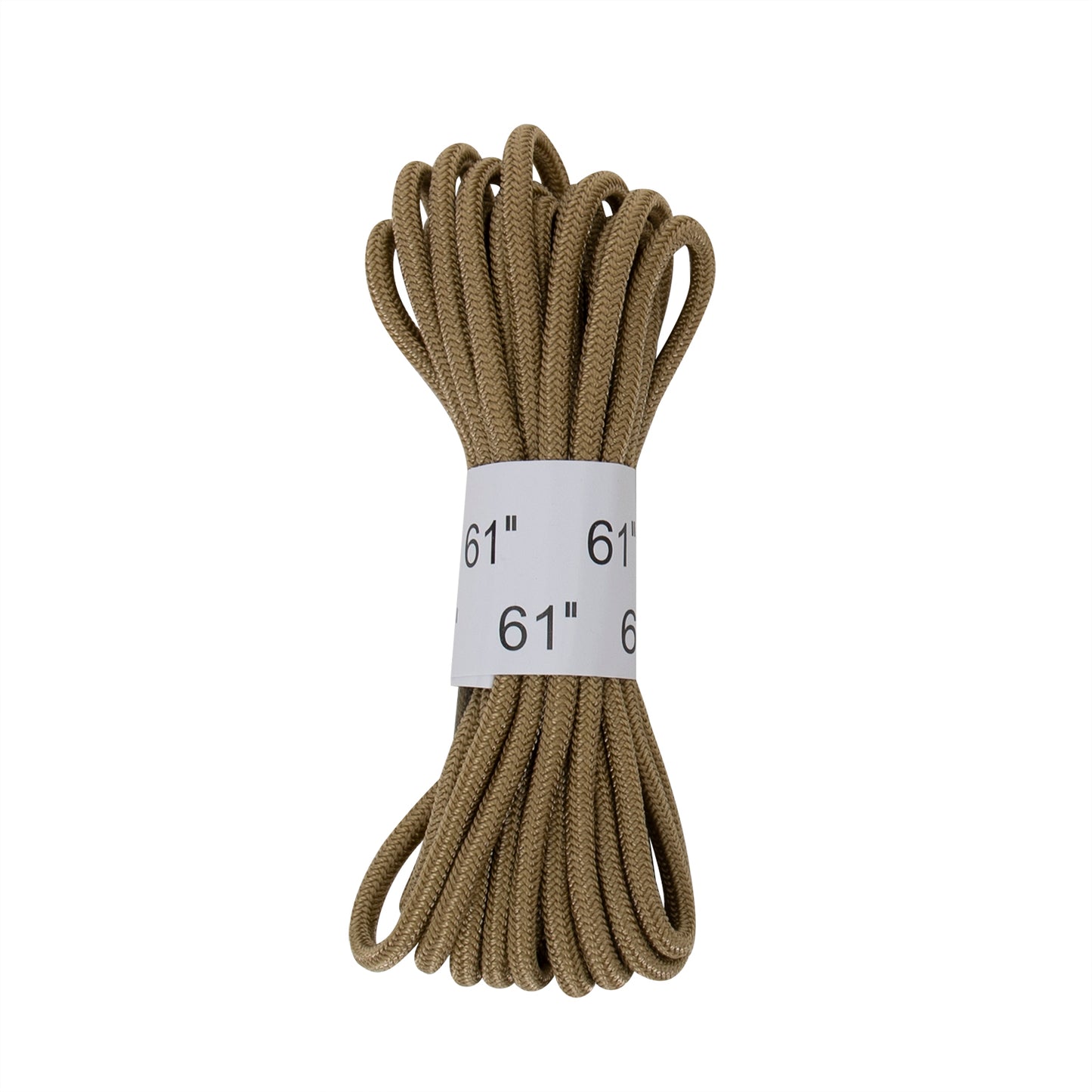 61" Long Desert Tan Boot Laces - Khaki Beige Shoe Laces - 1 Pair