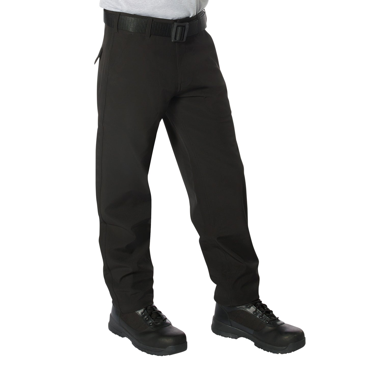 Active Flex Soft Shell Pants in Black or Olive Drab Poly Spandex Stretch Fabric