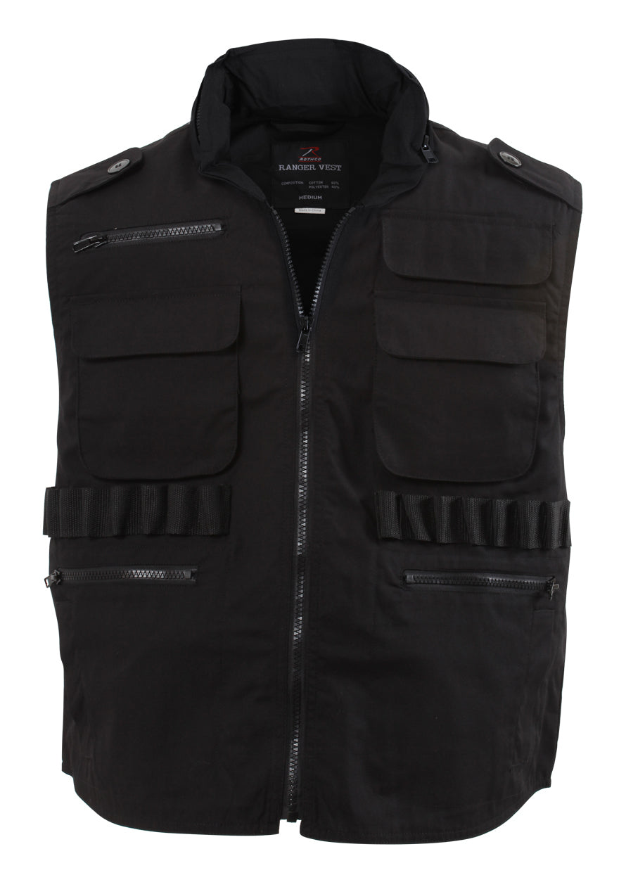 8 Pocket Tactical Ranger Vest W/Hood