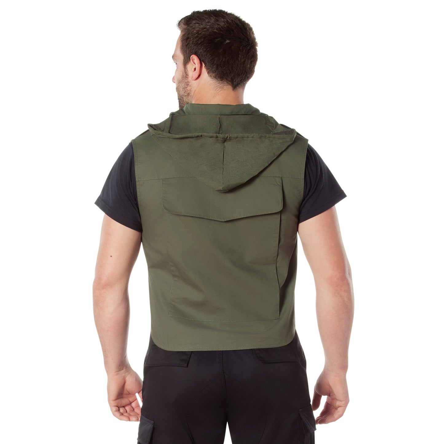 8 Pocket Tactical Ranger Vest W/Hood