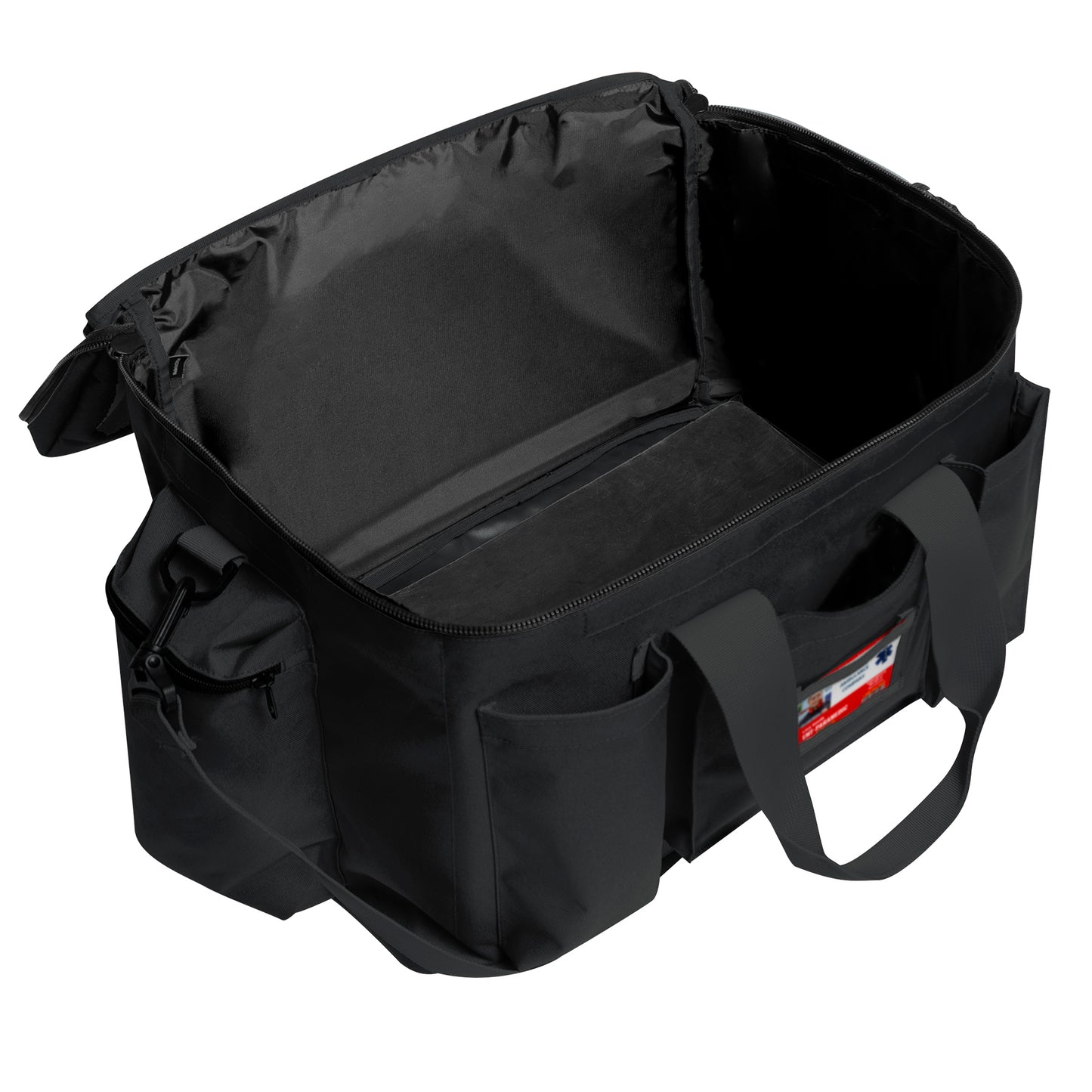 Black Police Equipment Bag - Nylon Law Enforcement Security Gear Pack Bags