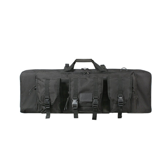 Black Case - 36" Tactical Case - Padding, Straps, Pouches - 36"x12"x3"