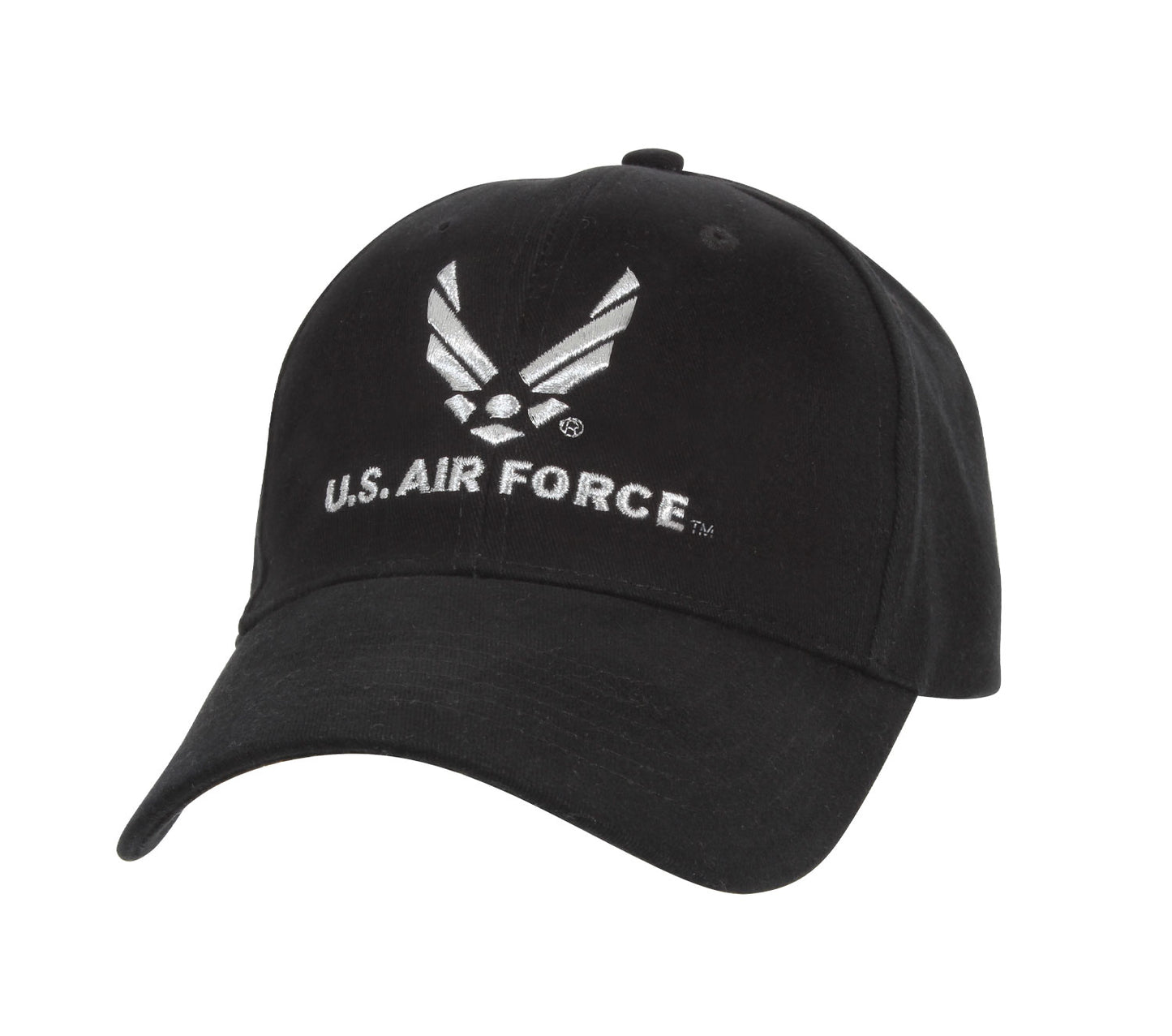 U.S. Air Force Cap - Black - Deluxe Low Profile Baseball Hat