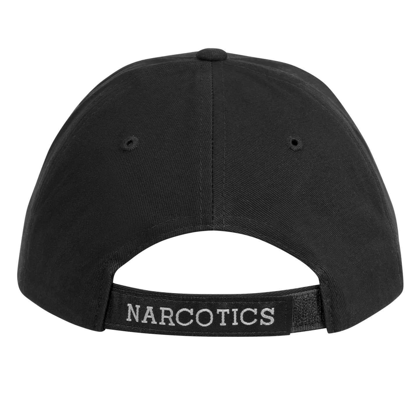 Black "Narcotics" Cap - Deluxe Low Profile Baseball Hat