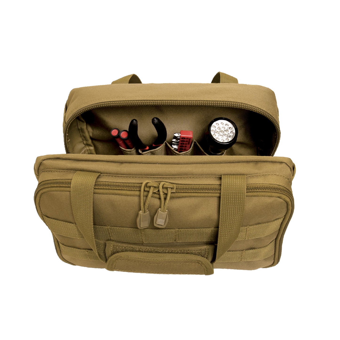 Rothco Tactical Tool Bag In Coyote Brown - Heavyweight Polyester Construction