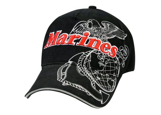 Rothco Officially Licensed Marines Globe & Anchor Mid-Low Profile Baseball Cap