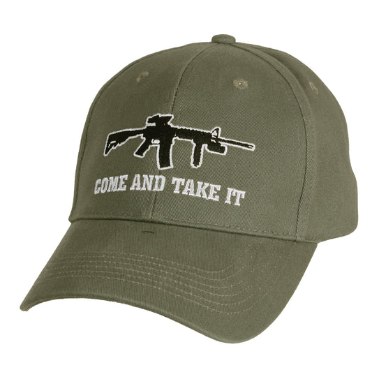 Rothco Mens OD "Come and Take It" Deluxe Low Profile Adjustable Baseball Cap Hat