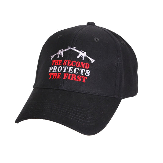 Rothco Mens "The Second Protects the First" Low Profile Adjustable Cap Hat