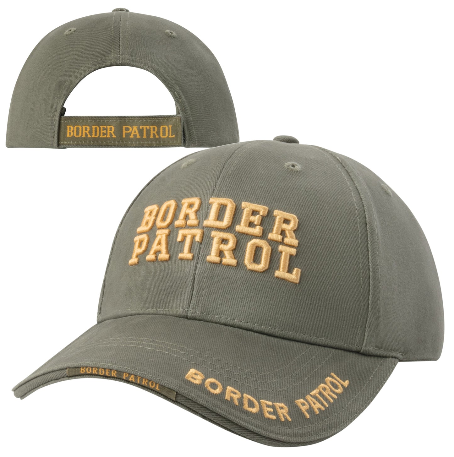 Border Patrol - Olive Drab - Deluxe Low Profile Baseball Cap