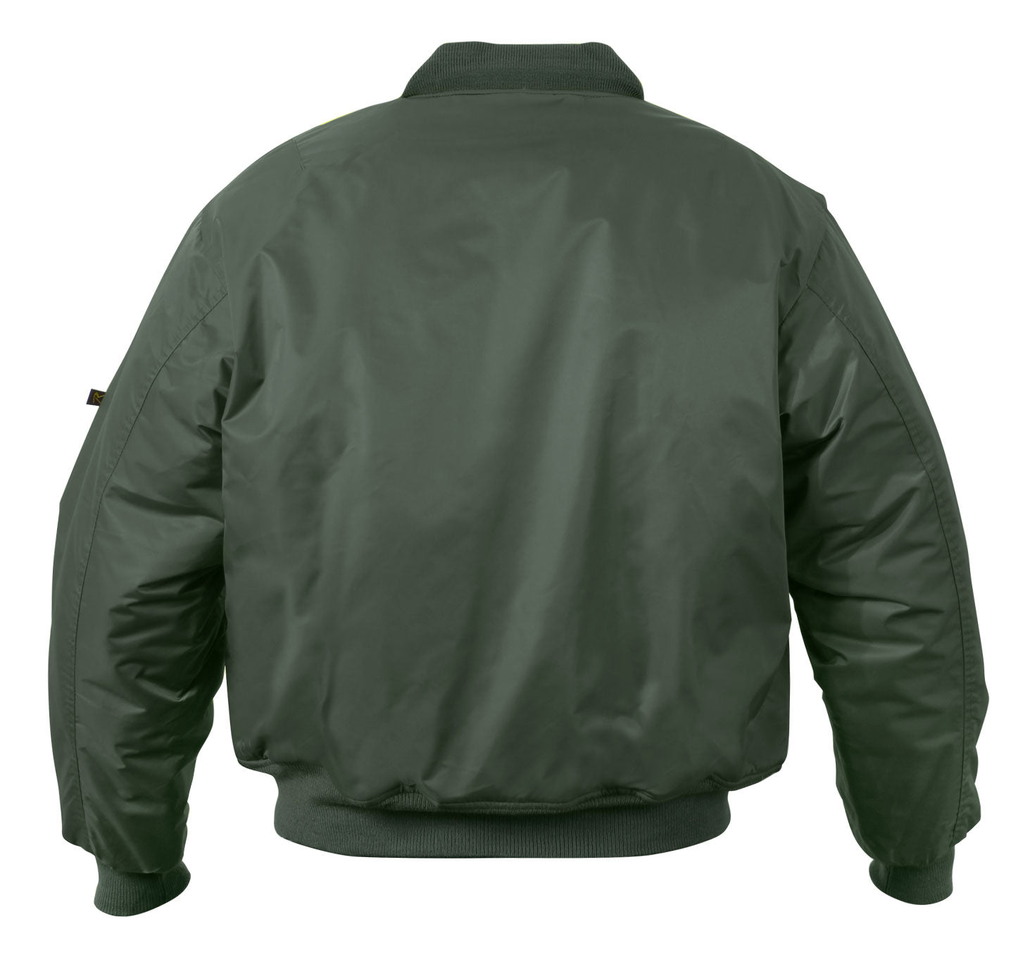 Enhanced Nylon Reversible MA-1 Flight Jacket - Black or Sage Green Bomber