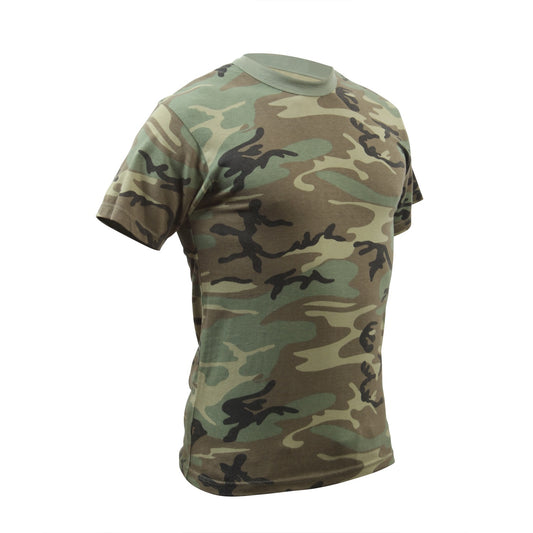 Men's Vintage Camo Short Sleeve Tee - Green Camo T-Shirts Rothco