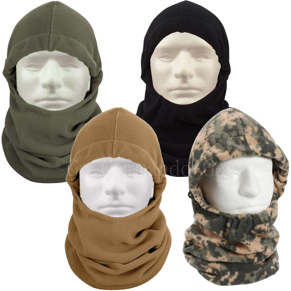 Polar Fleece Adjustable Balaclava Cold Weather Comfy Head & Neck Warme 