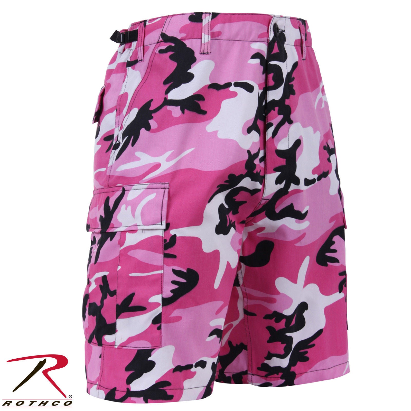 Mens pink deals camo shorts