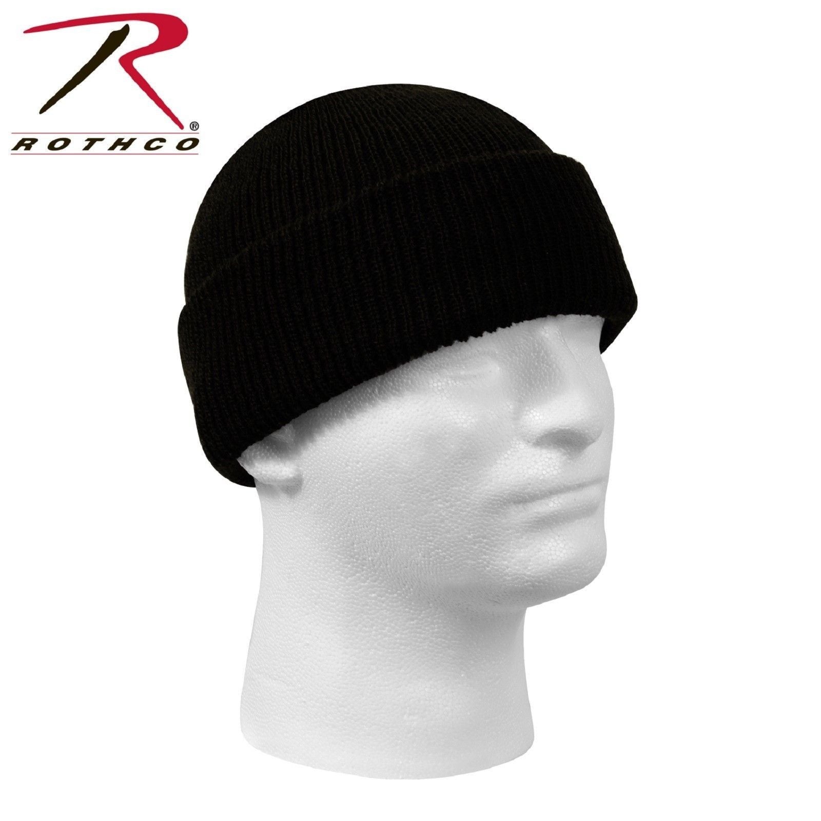 Black Winter Hat, Neck Warmer & Gloves 3 PACK Rothco Lot of 3 Cold