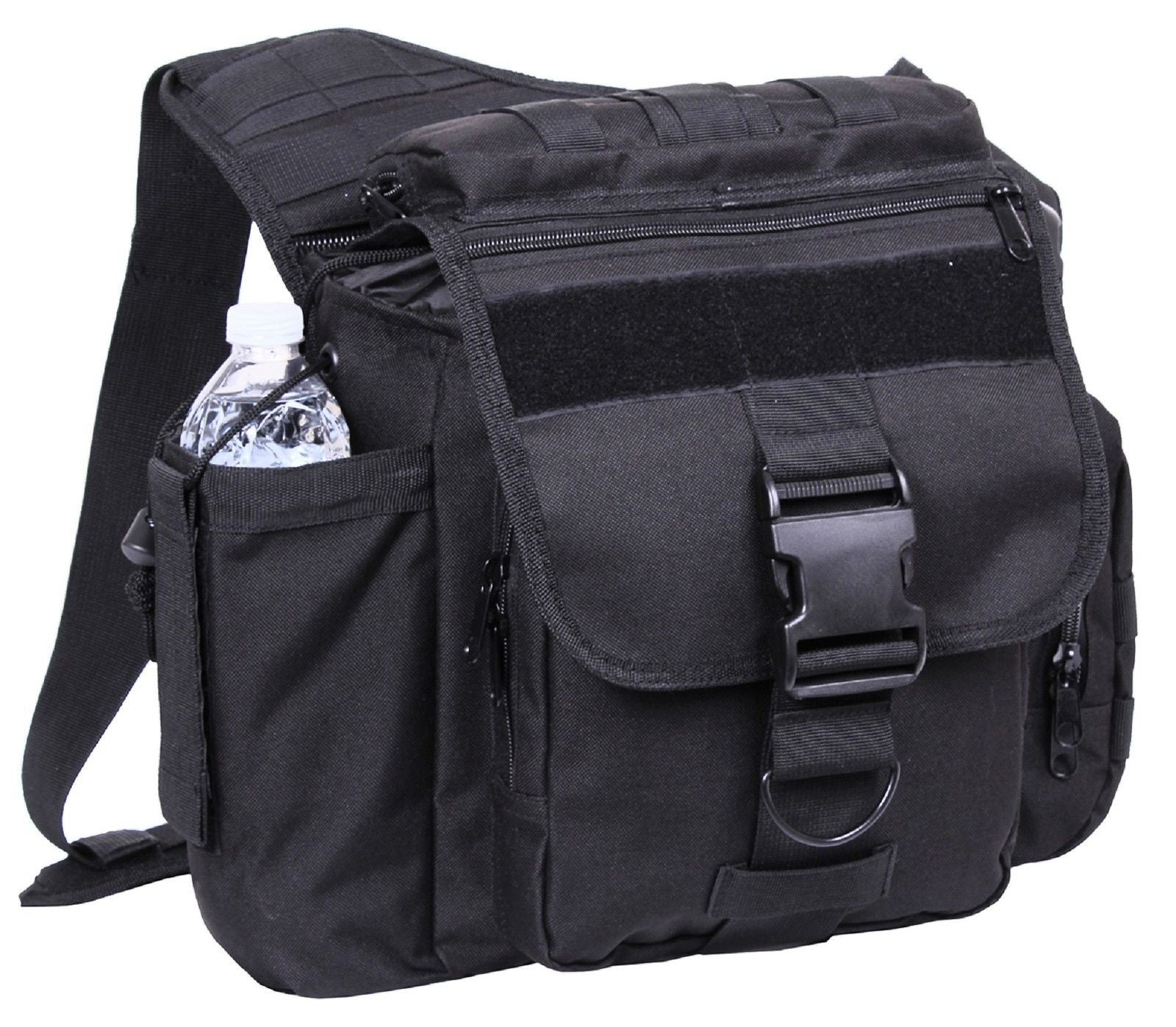 Rothco XL Advanced Tactical Shoulder Bag - Black or Brown Single Strap ...