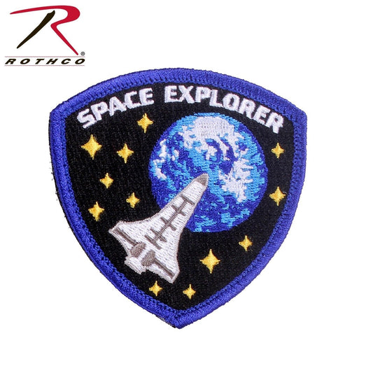 Rothco Space Explorer Morale Patch - Hook & Loop Tactical Patch 3" x 3-1/8"