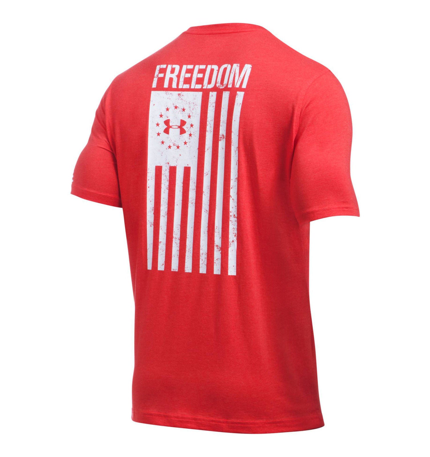 Under Armour Freedom Flag Tee Shirt - UA Men's Tactical Charged Cotton  T-Shirt