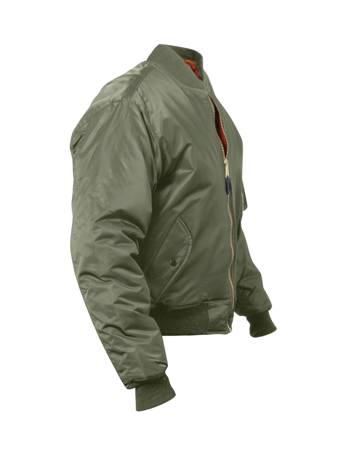 Rothco Men's Concealed Carry MA-1 Sage Green Flight Jacket