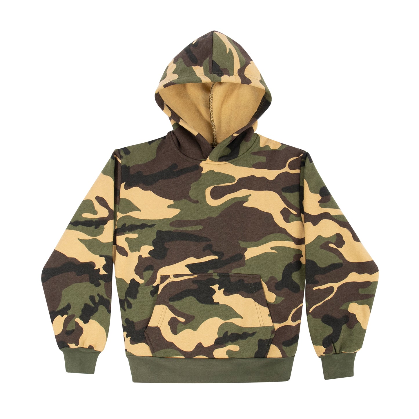 Kids Camo Hoodie - Army Marine Woodland Camouflage Pull Over Hooded Sw ...