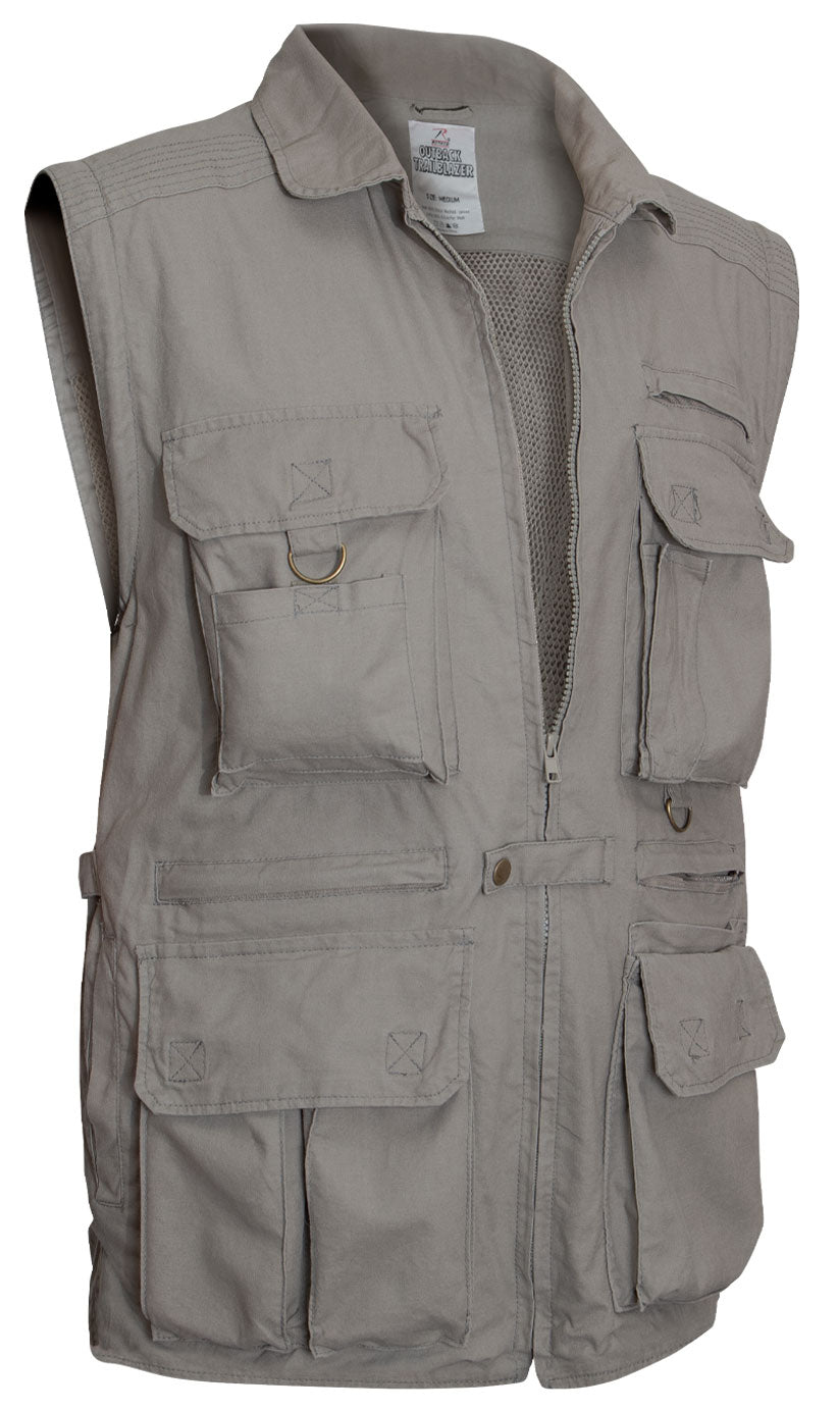 Canvas Outer Shell Fishing Fishing Vests for sale