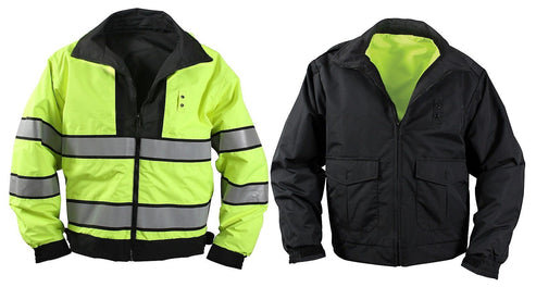Reversible Hi-Visibility Yellow/Black Uniform Jacket – Grunt Force