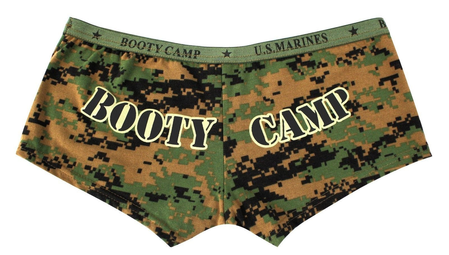 Womens Hot Booty Camp Shorts Camouflage Panties Underwear & Cute Tankt –  Grunt Force